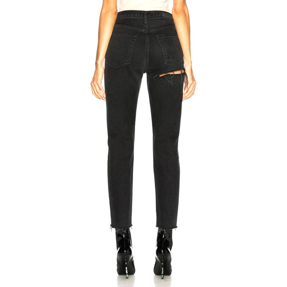 GRLFRND The Karolina distressed high rise skinny jeans Travelin Band Sz 24 NEW - Picture 4 of 14